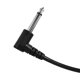 thumbnail image 4 of 3X Cables de Pedal de Efecto de Guitarra Cable de Conexión Cable de Pedal de de 6,35 mm Cable de Ángulo Recto de 21 cm de Cable de Cobre Accesorios de Guitarra, 4 of 8