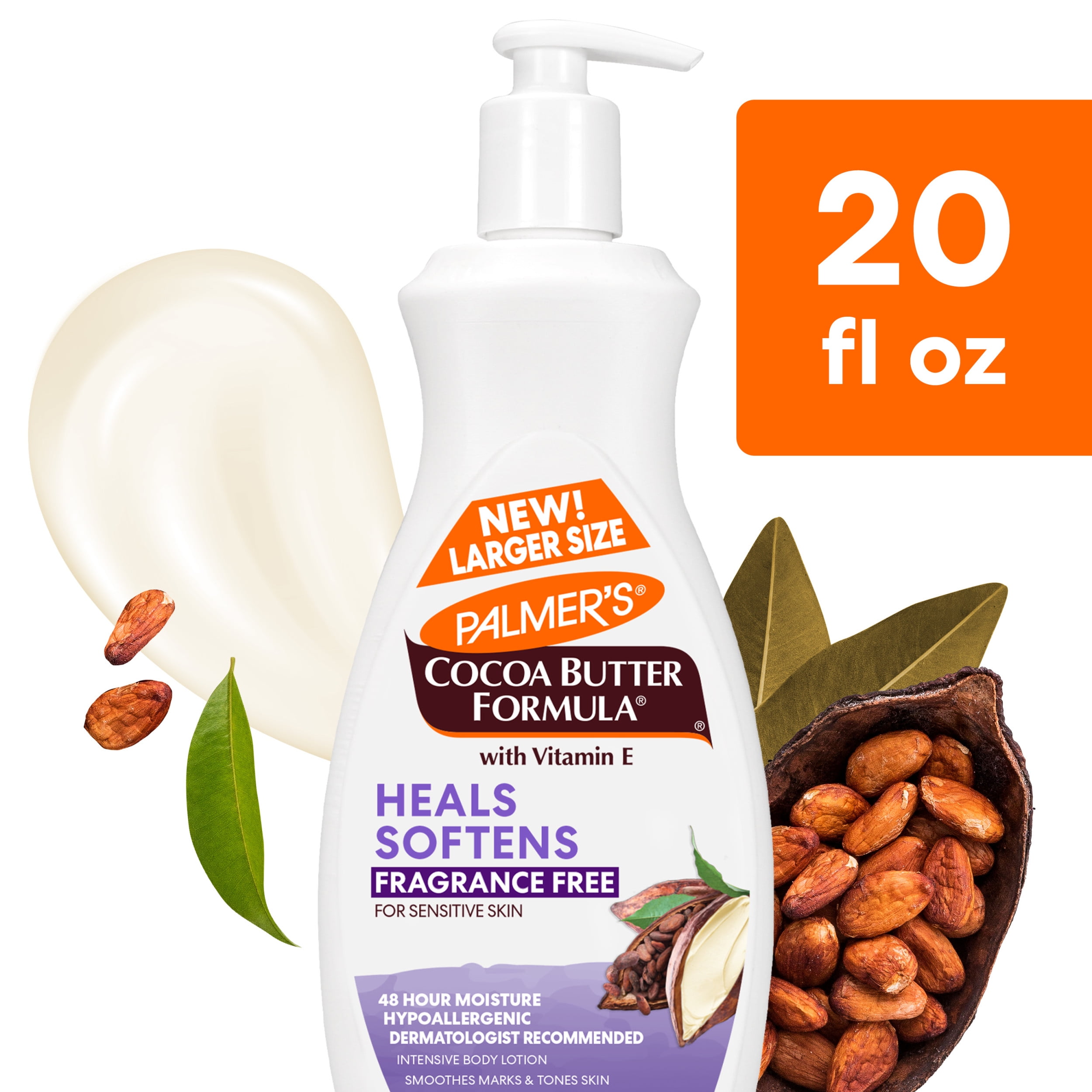 Palmer's Cocoa Butter Formula Fragrance Free Body Lotion, 20 fl. oz.