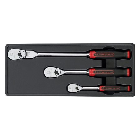 GearWrench 81203F - Flexible Cushion-Grip Ratchet Set, 3 Pieces