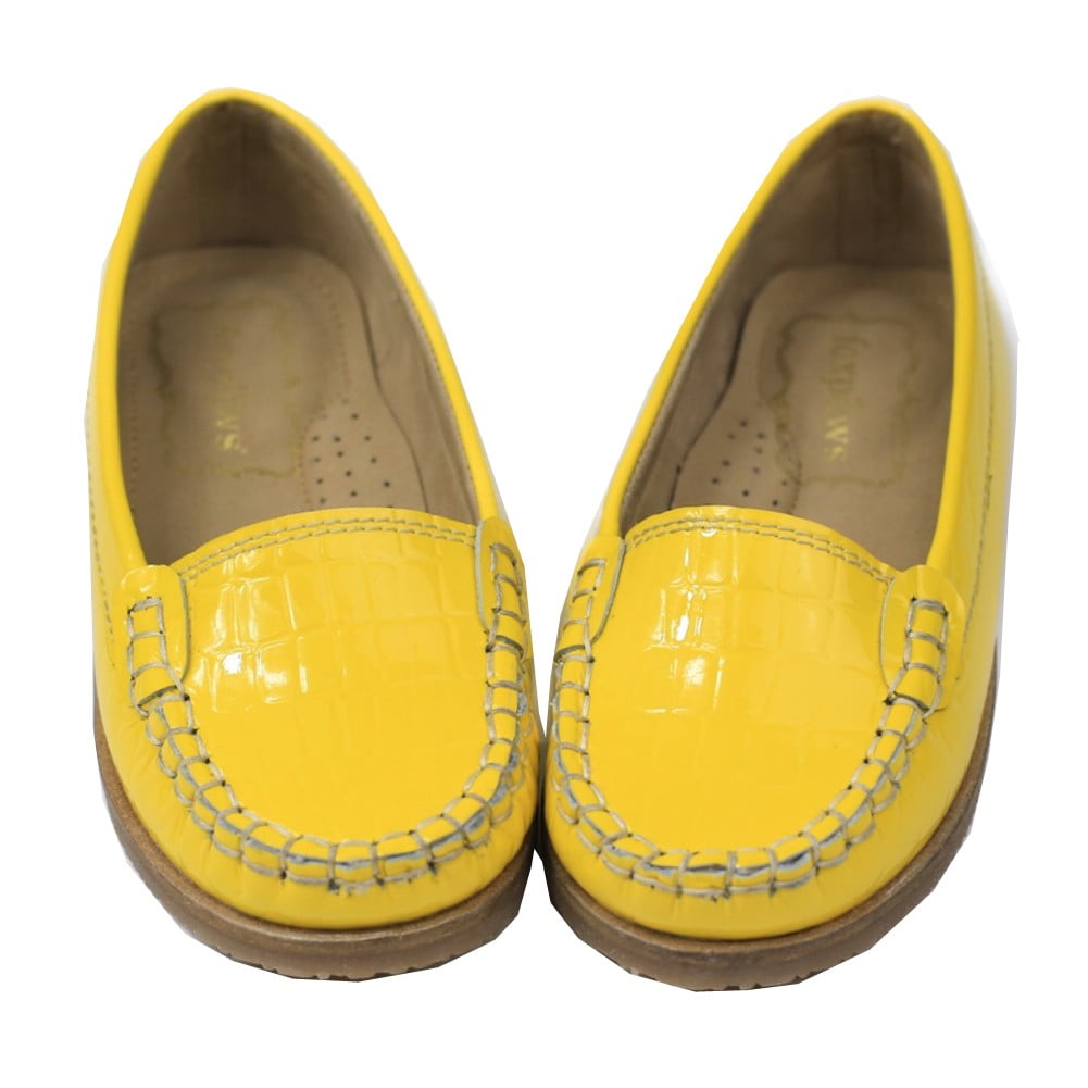 little girls yellow shoes