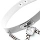thumbnail image 4 of Minnieouse Punk PU cuero gargantilla cadena colgante corazón collares mujeres niñas gargantilla señora regalo joyería Ropa, zapatos y accesorios Miscelánea Plata Minnieouse PS11278-09, 4 of 6
