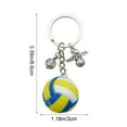 thumbnail image 3 of geerera Sports Keychain Pendant, Volleyball Bag Charm, for Sports Event Gift, Crossbody Bag Decoration, Fan Accessory, 3 of 6