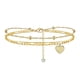 thumbnail image 2 of onlyliua Ofertas Del Día Por Tiempo Limitado Pulseras En Playa, Inicial de Corazón, Mujer, Tobillera En Doble Capa, 26 Letras, Pulseras En Tobillo, Joyería En Playa, 2 of 3