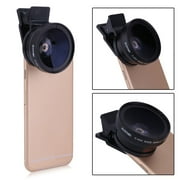 2017 New ZOMEI Professional 2 In 1 Clip Universal Mobile Phone 0.45X Super Wide Angle And Macro Camera Lens For Phones