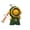 Green, variant on Astronaut Mini Fan Bladeless Fans USB with Lanyard Keychain Ventilador