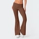 thumbnail image 3 of Trajes de otoño para mujer, pantalones ajustados de yoga, mallas acampanadas para mujer, ropa de calle de estilo coreano, pantalones de yoga informales, pierna acampanada, negro y gris, 3 of 5