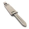 thumbnail image 3 of 22mm Wide, Leather Biker Watch Band Strap, Rectangular Shape, 3 of 6