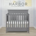thumbnail image 3 of Dream On Me Harbor 4-in-1 Convertible Mini Crib in Steel Grey, Greenguard Gold Certified, 3 of 12