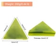 thumbnail image 2 of Uxcell 200g Stained Glass Mosaic Triangle 0.55'' Green Glass Mosaic Tiles Bulk for Craft Handmade Project, 2 of 8