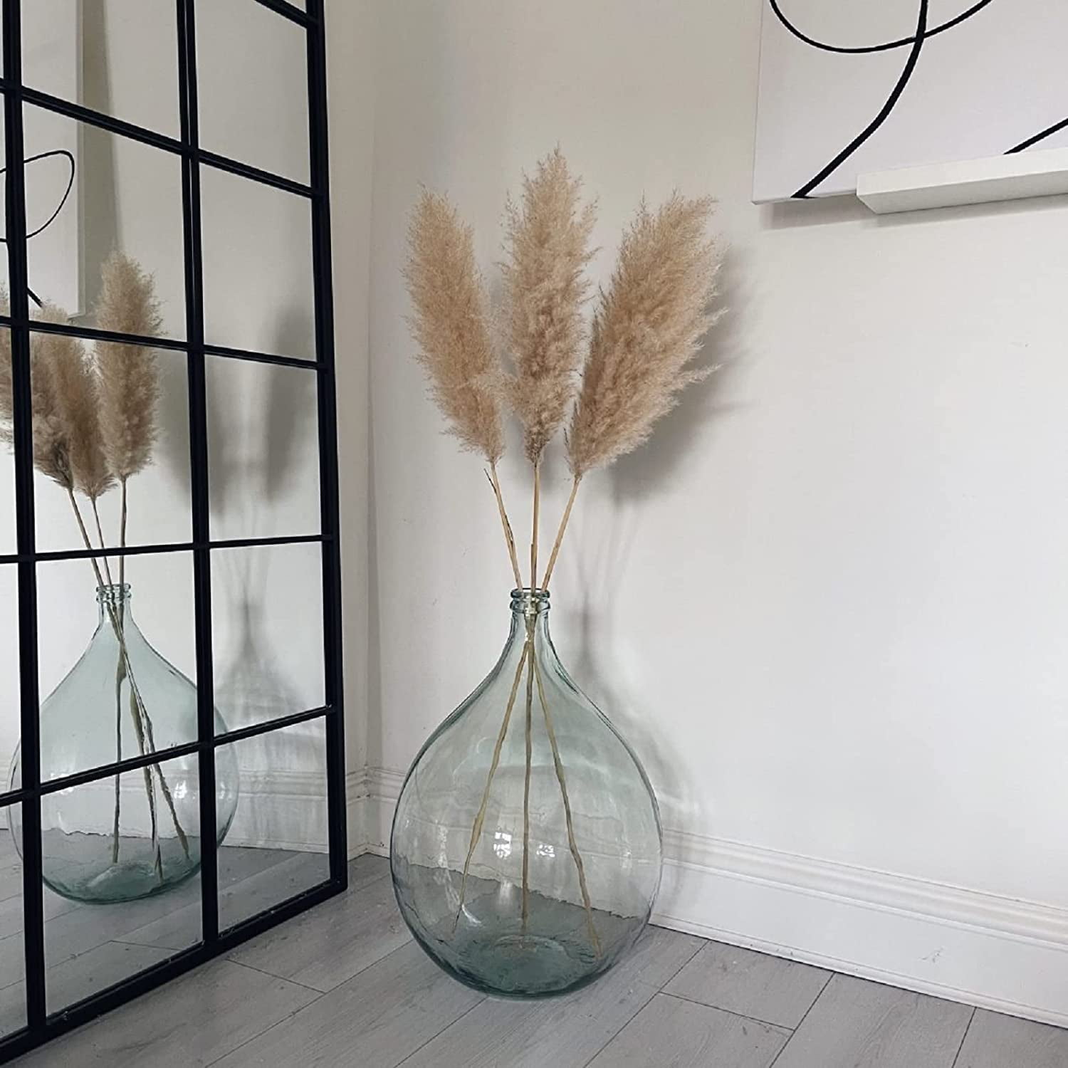 Extra Large Clear Glass Floor Vases