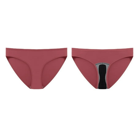Kopltyrfg Womens Bikini Underwear Breathable Cotton Panties for Womens 7 Pack Ladies Stretchy Soft Briefs Panty Watermelon Red 2XL