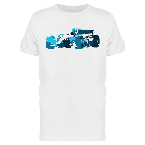 Racing Car Silhouette T-Shirt Men -Image by Shutterstock, Male x-Large
