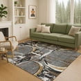 thumbnail image 6 of Addison Rugs Chantille Indoor/Outdoor Contemporary Abstract Gray Machine Washable Rectangle Rug, 10' x 14', 6 of 8