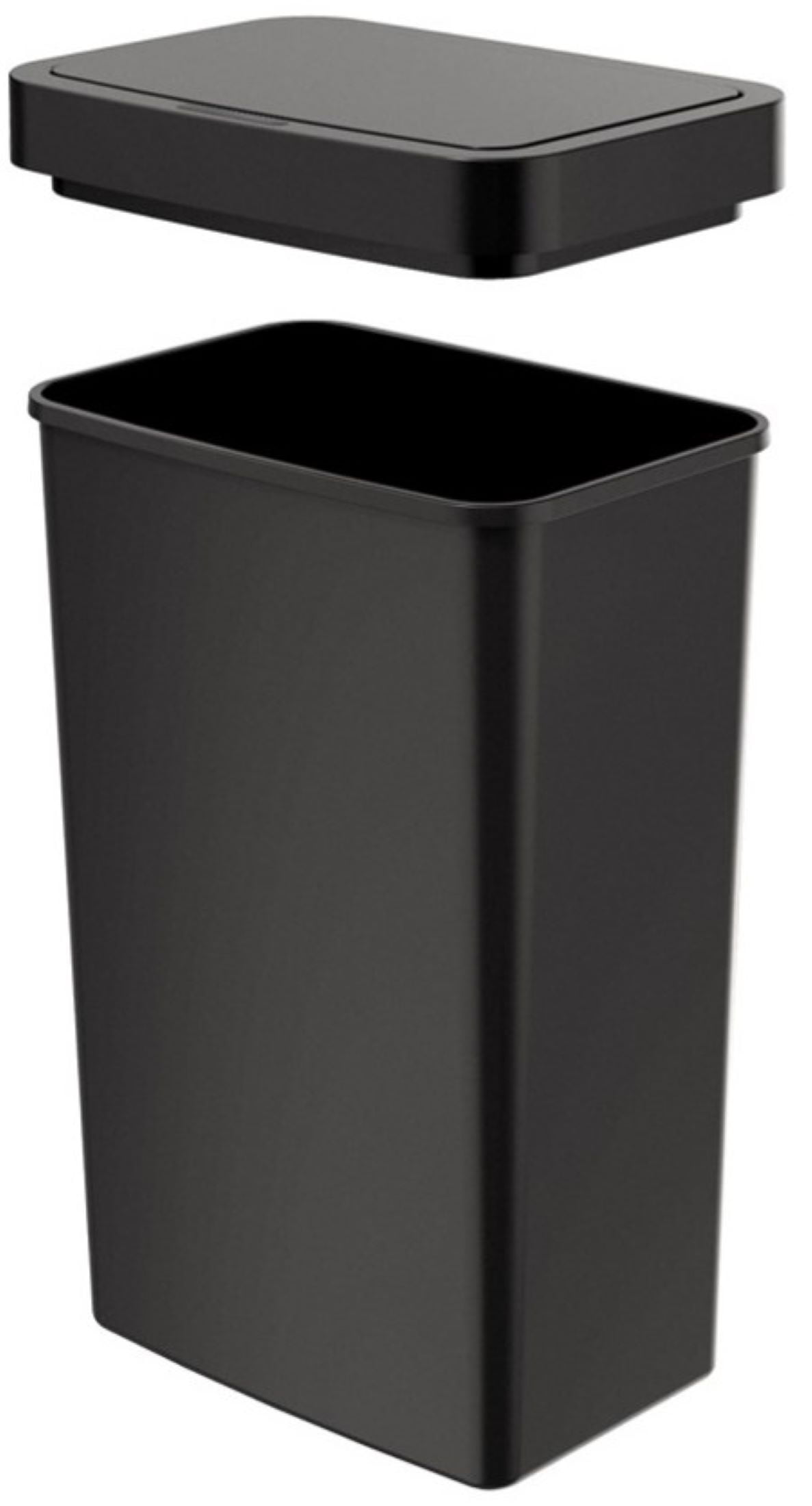 Mainstays 13.2 Gallon Kitchen Sensor Trash Can, Plastic Motion Sensor Kitchen Trash Can, Black  (图4)