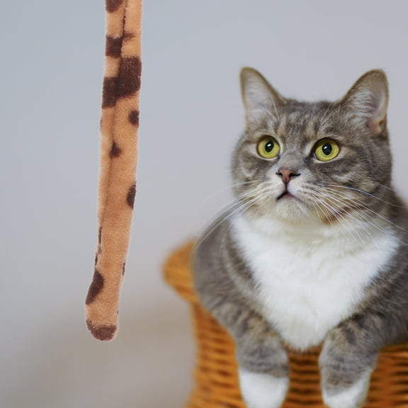 Niceauty cat toys training Cat Teaser Stick Wood 1Pack