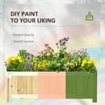 thumbnail image 4 of Outsunny Foldable Raised Garden Bed, Wooden Planter Box, Herb Garden Planter for Backyard, Patio to Grow Vegetables, Herbs, and Flowers, 4 of 8