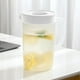 thumbnail image 5 of Tetera fría con tapa, jarra ecológica para bebidas de limonada caliente/fría, botella de agua para refrigerador de casa, 5 of 7