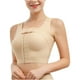 thumbnail image 1 of Sujetador de cierre frontal postoperatorio para mujer, corrector de postura, faja de compresión con banda de sujeción para el pecho (beige, talla XX-Large), 1 of 8