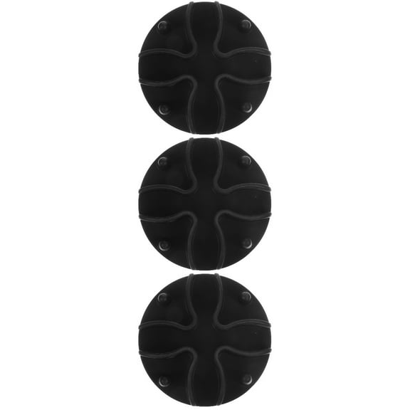 Set of 3 Slow Feeder Dog Feeding Station Bowl Insert Food Pet Puppy Black