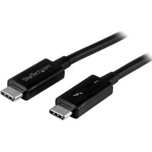 StarTech.com 0.5m Thunderbolt 3 (40Gbps) USB C Cable - Thunderbolt and USB Compatible - USB for Docking Station, Portable Hard Drive, Monitor, Chromebook, MacBook - 5 GB/s - 1.60 ft - 1 Pack - (Best Mac Compatible Monitors)