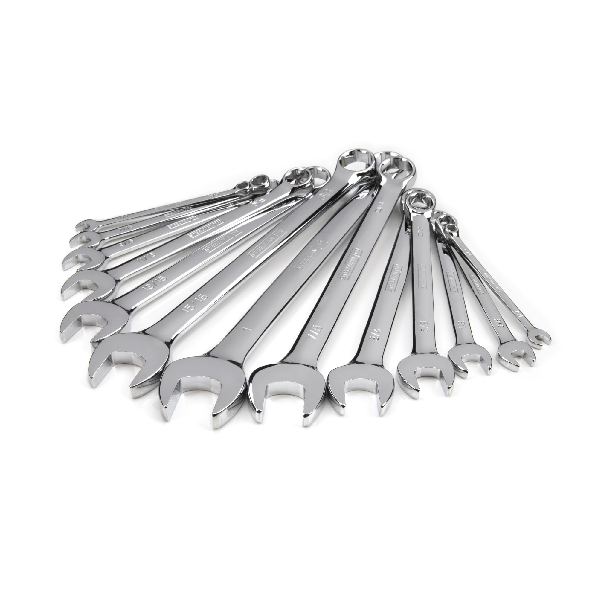 Steelman Pro 13 Piece SAE 6-Point Combination Wrench Set 78348