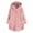 D Pink, variant on Womens Cardigans with Pockets Plus Size Sale Women Plus Size Button Plush Tops Hooded Loose Cardigan Wool Coat Winter Jacket