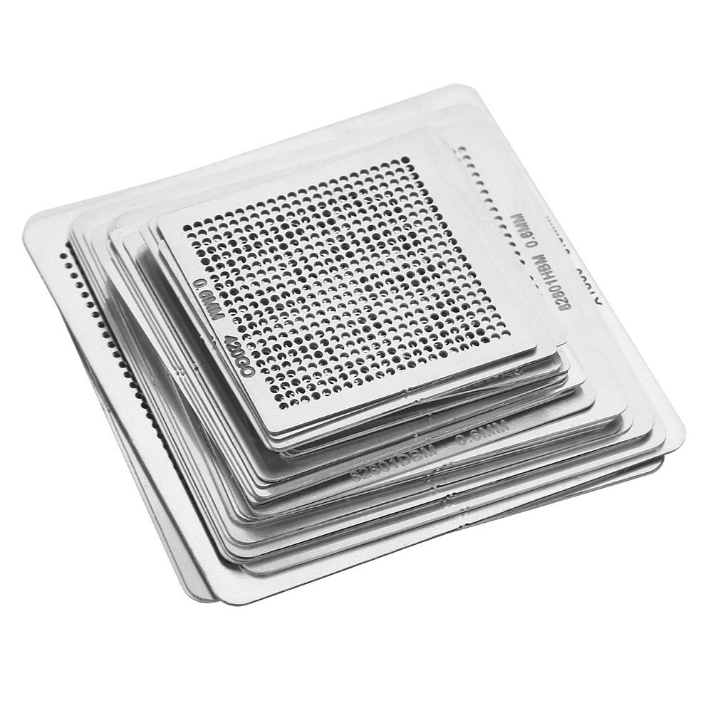 OTVIAP BGA Stencils Template, BGA Heat Stencils,33pcs BGA Universal