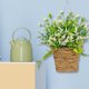 thumbnail image 5 of Corona de cesta colgante para puerta de flores silvestres, corona de primavera y verano, puerta delantera, hermosa corona Artificial, 5 of 9