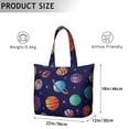 thumbnail image 5 of Star, Moon, Sun Themed Travel Tote Bag Multipurpose Weekender Bag with Large Capacity Adjustable Strap, Perfect for Business Travel Beach Outings, 5 of 5