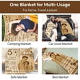 thumbnail image 5 of XZYG 25th Anniversary Blanket Gifts Gift for 25th Wedding Anniversary 25 Years of Marriage Gift for Ruby Wedding Anniversary for Couple Yess Wife Husband Dad Mom Back Throw Blanket(60*80inch), 5 of 6