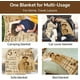 thumbnail image 5 of LHSHID 25th Anniversary Blanket Gifts Gift for 25th Wedding Anniversary 25 Years of Marriage Gift for Ruby Wedding Anniversary for Couple Yess Wife Husband Dad Mom Back Throw Blanket 50x60in, 5 of 6