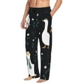 thumbnail image 2 of Easygdp Fashionable Goose Men's Pajama Pant, Sleep Elastic Waistband Lounge Pants - Medium, 2 of 9