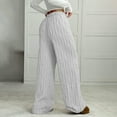 thumbnail image 4 of Audhol Womens Plush Pajama Pants Winter Trousers Women's Warm Thick Plush Jogging Bottoms Flannel Trousers Thick Home Trousers Fleece Trousers Pyjama Bottoms Fuzzy Pajama Pants White M, 4 of 5