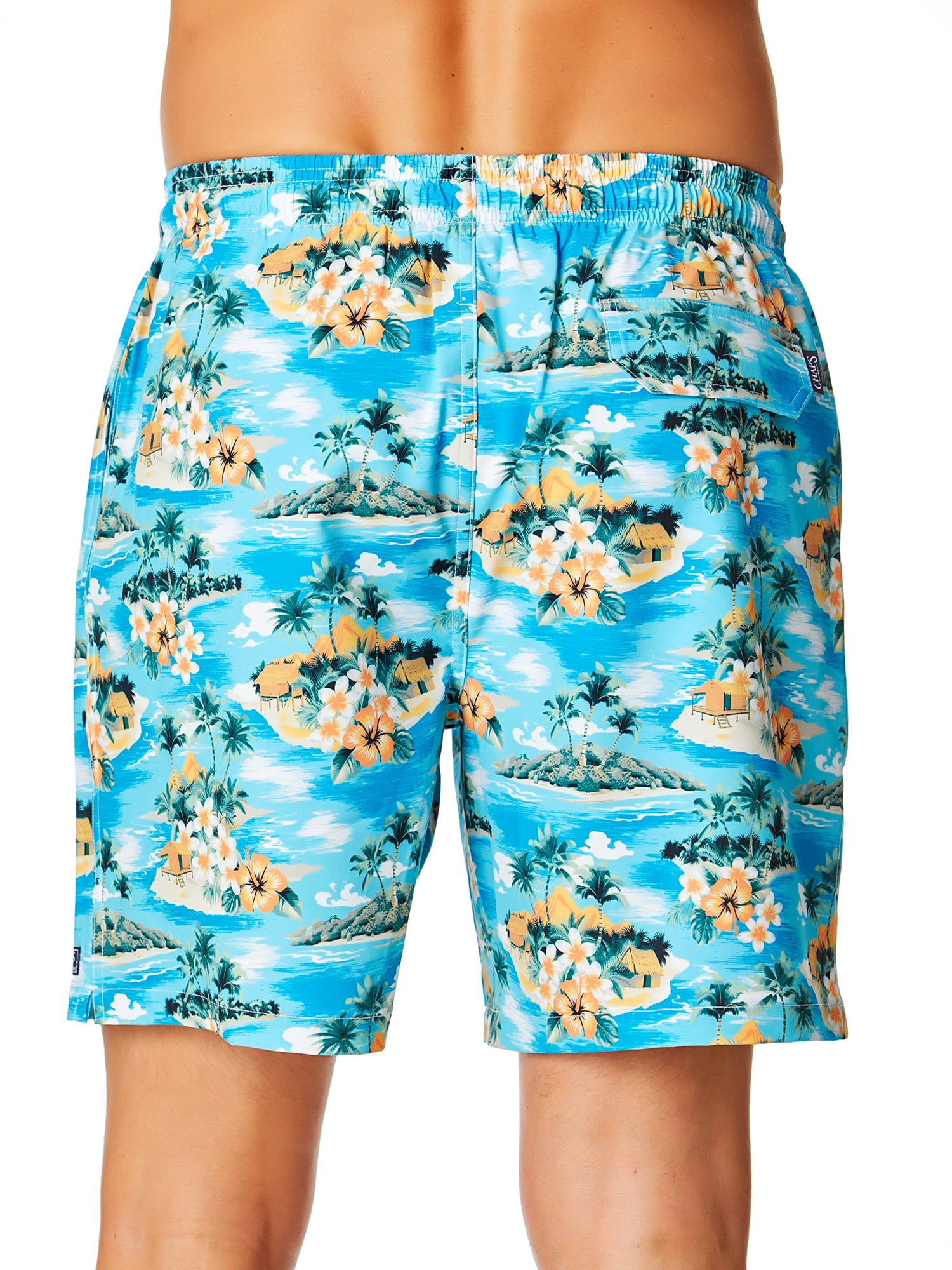 Chaps Men's & Big Men's Swim Trunks with UPF50+, 7" Inseam, Sizes S-3XL
