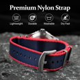 thumbnail image 4 of ABDFHE-Nylon Watch Band 18mm 20mm 22mm Multicolor Replacement Watch Straps for Men Women, 4 of 4