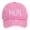 Pink, variant on MIASHUI Women's Mother's Day Embroidered Print Baseball Cap for Retro Style, Washed Design for Vintage Look, Adjustable Fit for Gifts and Casual Wear Army Green