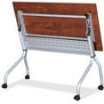 thumbnail image 7 of Lorell Cherry Flip Top Training Table Rectangle Top - Four Leg Base - 4 Legs - 23.60" Table Top Width x 60" Table Top Depth - 29.50" Height x 59" Width x 23.63" Depth - Assembly Required - Cherry - Ny, 7 of 7