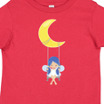 thumbnail image 4 of Inktastic Stardust Fairy, Cute Fairy, Fairy on a Swing, Moon Girls Toddler T-Shirt, 4 of 5