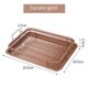 thumbnail image 2 of Cesta de acero inoxidable para hornear Utensilios para hornear en el horno Utensilios para hornear Accesorios para freidoras de aire Plato para barbacoa al aire libre Juego de platos para barbacoa, 2 of 3
