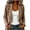 Khaki, variant on Staron Women Button Collared Long Sleeve Solid Casual Elegant Work Blazer Loose Plus Size Suit Jacket, Beige XXL