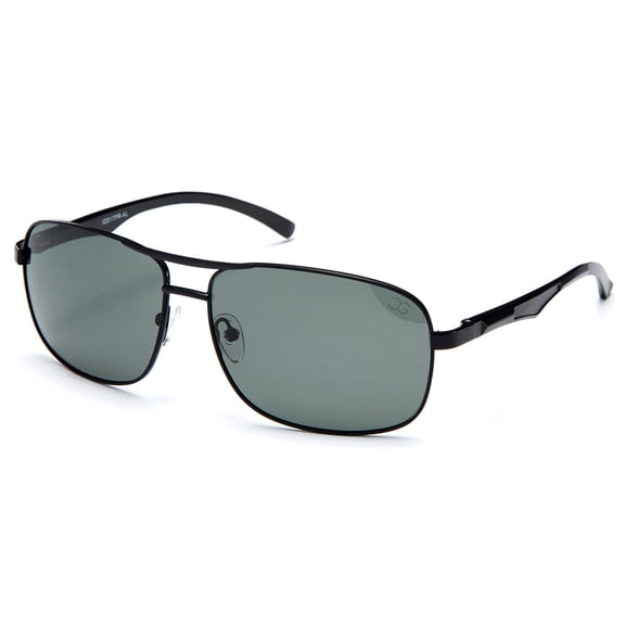 Newbee Fashion - IG517PR-AL Polarized Lens Men Metal Frame Aluminum Spring Temple Fashion Sunglasses