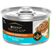 Purina Pro Plan Complete Essentials Wet Cat Food Seafood, 3 oz Cans (24 Pack)