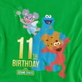 thumbnail image 2 of Sesame Street T-Shirt 11Th Birthday Unisex Graphic Tee For Men & Women, 2 of 7