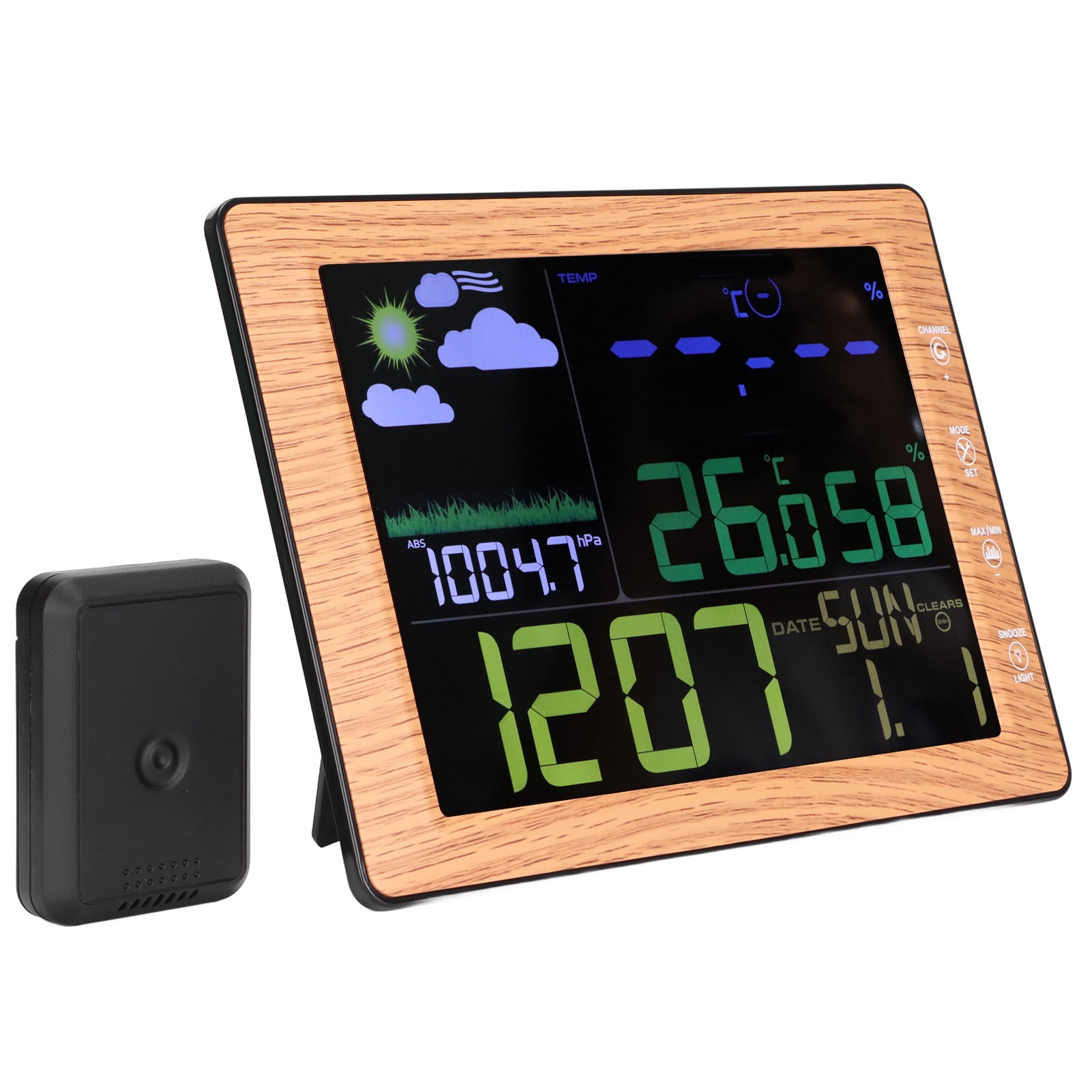 EBTOOLS Digital Wireless Weather Station WiFi Color Screen Weather