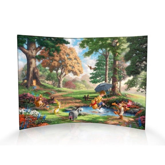 Disney (Winnie The Pooh I) 10" x 7" Curved Acrylic Print ACP1007CUR112