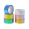 thumbnail image 6 of RABBITH 15mm X 5m Gold Leaf Washi Tape, Orange, Blue, Yellow, Pink, Purple, Green, 6 of 10