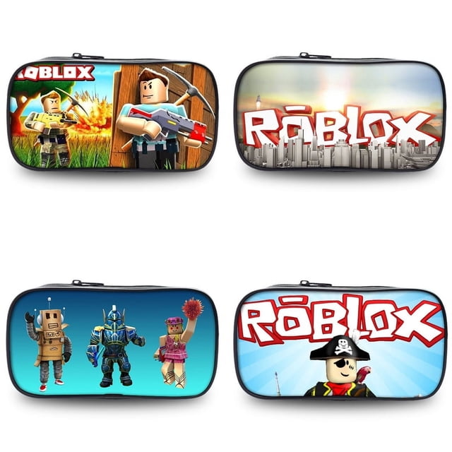 Roblox-estuche para lápices de juego, periférico de animé, figura de niña y niño, caja de lápices de gran capacidad, suministros de papelería para estudiantes, regalos