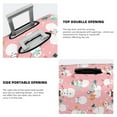 thumbnail image 5 of Daiia Cute Pink Snowman Cat Luggage Cover, Thickened Washable Travel Luggage Covers, Elastic Unique Baggage Covers for 18-20 inch Luggage-Medium, 5 of 9