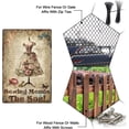 thumbnail image 4 of 1 pc Metal Signs Sewing Mends The Soul Tin Sign Floral Dress Metal Tin Sign Dress Theme Vintage Signs Sewing Metal Wall Arts Bathroom Signs for Home Living Room Garden Girl's Room Wall Arts, 4 of 7