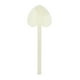 thumbnail image 3 of Cucharas desechables Macarena en forma de corazón 100 piezas blanco, 3 of 8